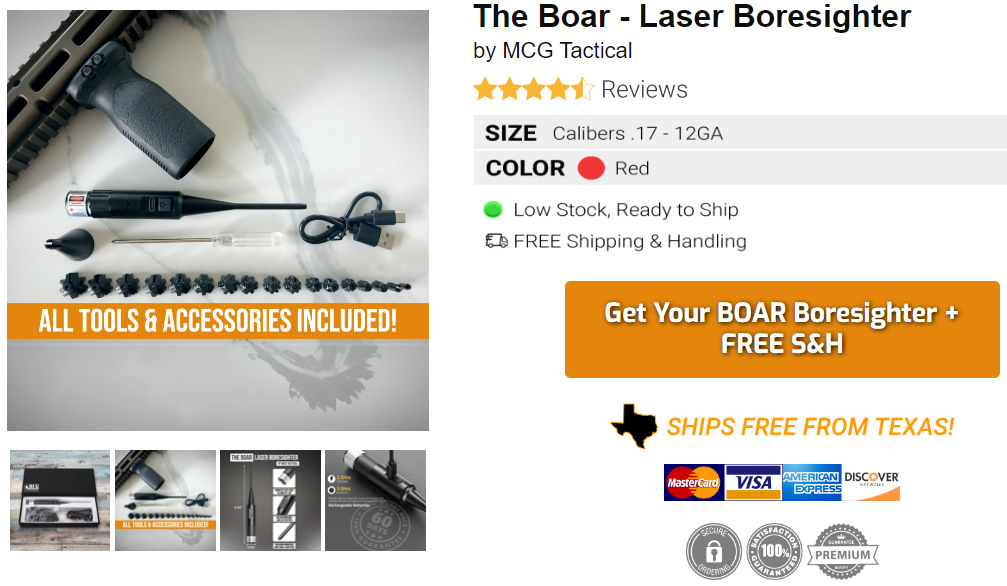 MCG Tactical Boar Laser Boarsighter Review | See Top Reviews