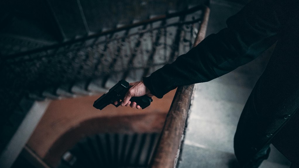 pistol with two actions